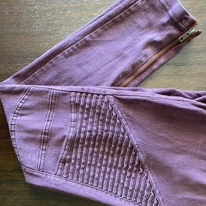 Beulah skinny leg pant, soft purple, Size S
